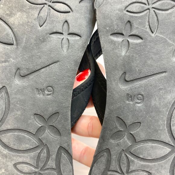 Nike Celso Black Women's Flip-Flop Sandals Size 9 - Picture 8 of 8